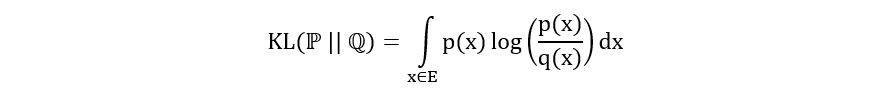 KL for continuous | maximum likelihood estimation 